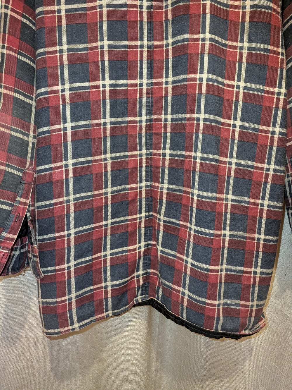 Vintage Merrill & Forbes Outfitters Quilted Lined Plaid Zip Hooded Jacket XL - Picture 16 of 16